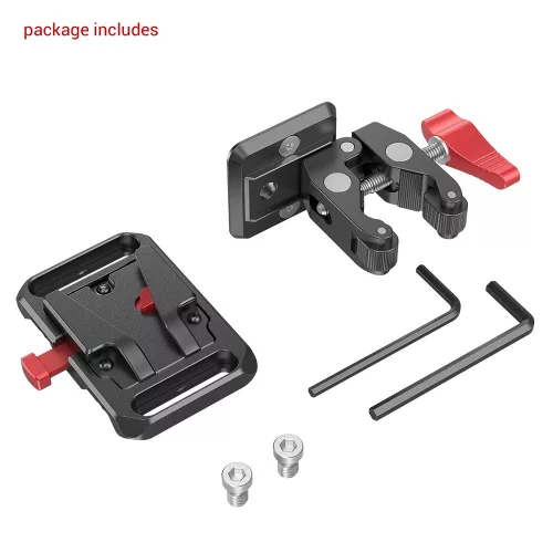 SmallRig Mini V Mount Battery Plate with Crab-Shaped Clamp (2989)