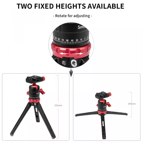 SmallRig Aluminum Tabletop Mini Tripod (3033)