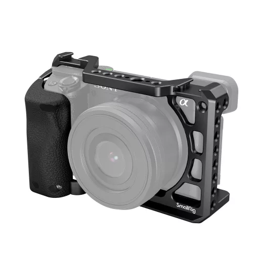 SmallRig Cage with Silicone Handle for Sony A6100/A6300/A6400 Camera (3164)