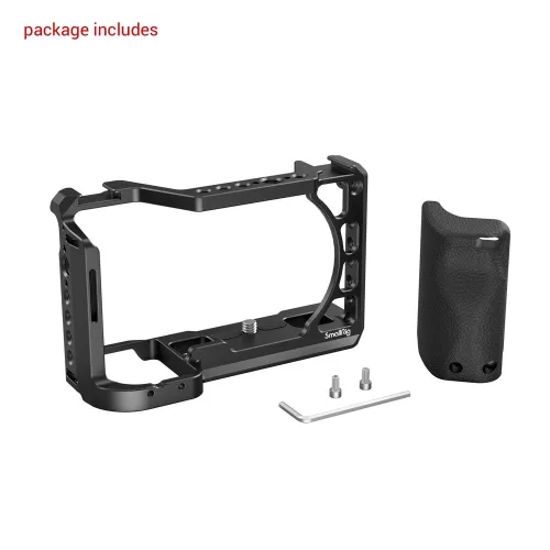 SmallRig Cage with Silicone Handle for Sony A6100/A6300/A6400 Camera (3164)