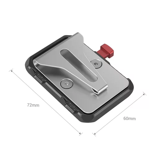 SmallRig Mini V Mount Battery Plate with Belt Clip (2990)