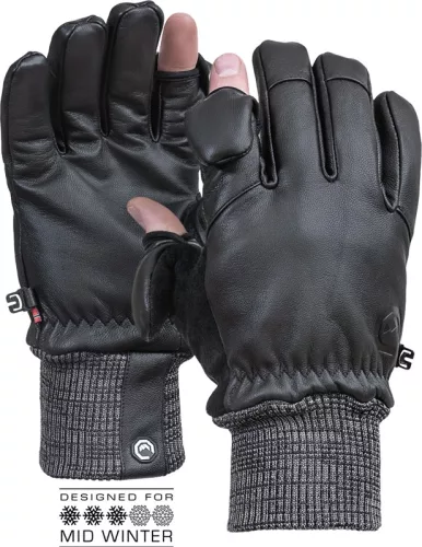 Vallerret Hatchet Leather Photography Glove Black S 