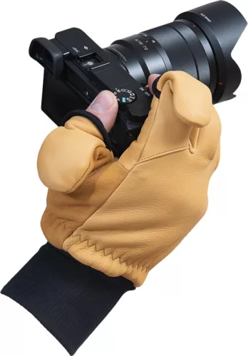 Vallerret Hatchet Leather Photography Glove Natural M