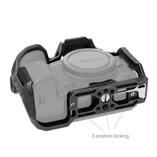 SmallRig “Black Mamba” cage (for Canon EOS R5 C & EOS R5 & EOS R6) (3233B)