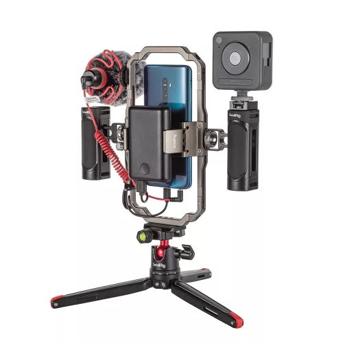 SmallRig 3384B Professional Phone Video Rig Kit for Vlogging + Live Streaming (3384B)