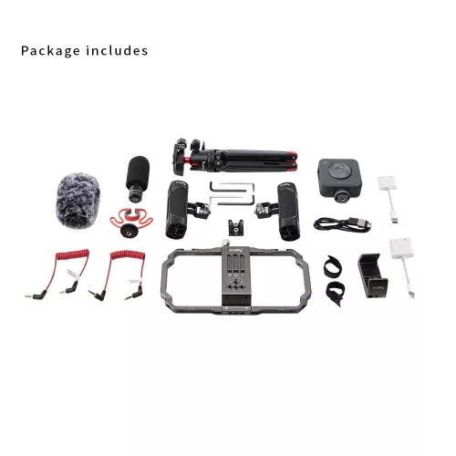 SmallRig 3384B Professional Phone Video Rig Kit for Vlogging + Live Streaming (3384B)