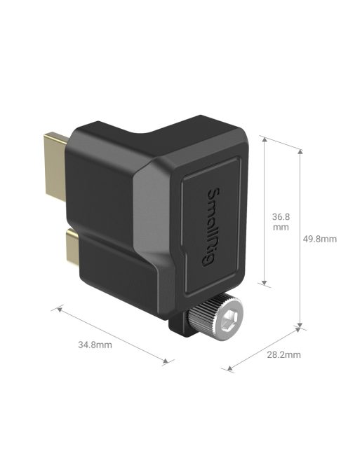 SmallRig HDMI & USB-C Right-Angle Adapter for BMPCC 6K Pro (3289)