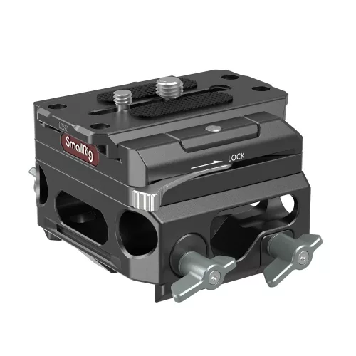 SmallRig Lightweight Baseplate with Dual 15mm Rod Clamp (magnesium alloy version) (3067)