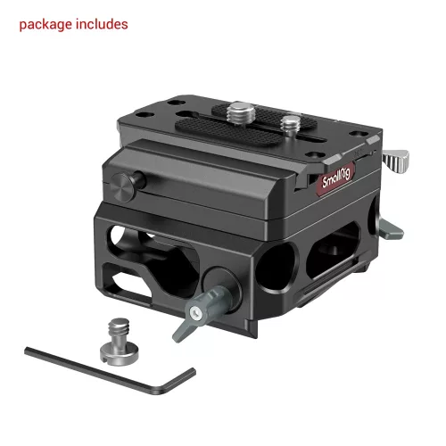 SmallRig Lightweight Baseplate with Dual 15mm Rod Clamp (magnesium alloy version) (3067)