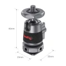 SmallRig Mini Ball Head with Removable Cold Shoe Mount (2db) (2948)