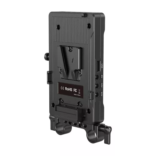 SmallRig V Mount Battery Adapter Plate with Dual 15mm Rod Clamp (3203)