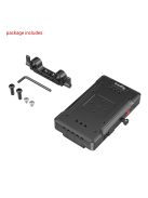 SmallRig V Mount Battery Adapter Plate with Dual 15mm Rod Clamp (3203)