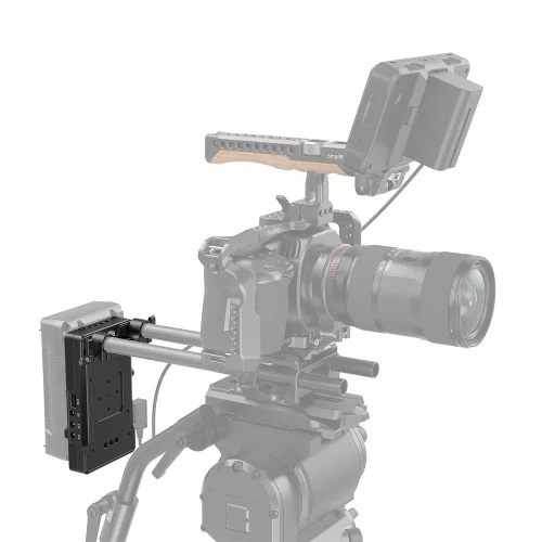 SmallRig V Mount Battery Adapter Plate with Dual 15mm Rod Clamp (3203)