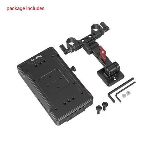 SmallRig V Mount Battery Adapter Plate with Adjustable Arm (3204)