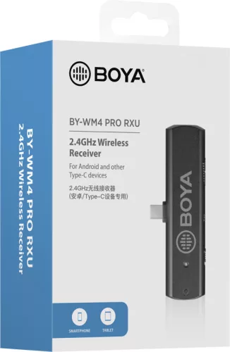 Boya BY-WM4 PRO RXU / 2.4G Wireless Plug-In Receiver / for Type-C devices 