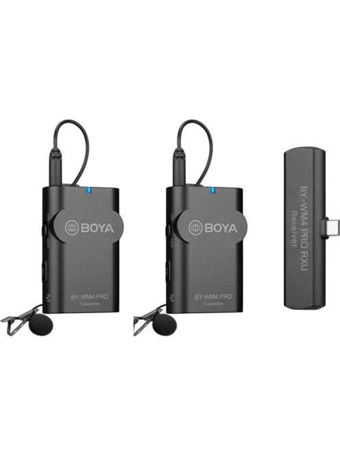 Boya BY-WM4 PRO-K6 / 2.4G Wireless Microphone for Type-C devices / 2 TX+1 RX 