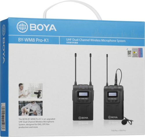 Boya BY-WM8 PRO-K1 / UHF Wireless Microphone / 1 TX+1 RX 