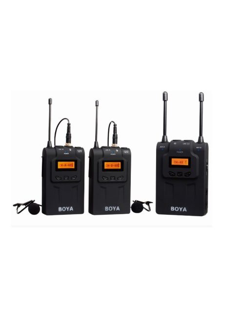 Boya BY-WM8 PRO-K2 / UHF Wireless Microphone / 2 TX+1 RX 