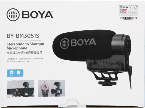 Boya BY-BM3051S / Stereo/Mono Shotgun Microphone 