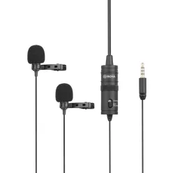 Boya BY-M1DM / Dual-Mic Lavalier Microphone 