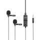 Boya BY-M1DM / Dual-Mic Lavalier Microphone 