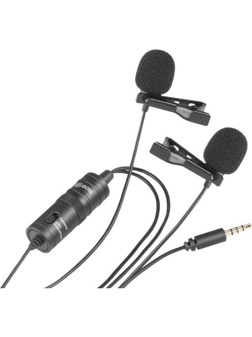 Boya BY-M1DM / Dual-Mic Lavalier Microphone 