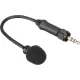 Boya BY-UM2 / Gooseneck Plug-On Microphone (3.5mm TRS) 