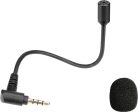 Boya BY-UM4 / Gooseneck Plug-On Microphone (3.5mm TRRS) 