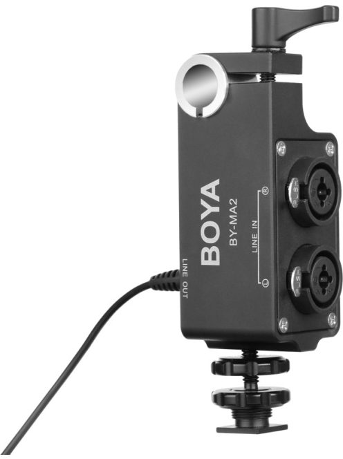 Boya BY-MA2 / Dual-Channel Audio Adapter 