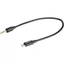   Boya BY-K1 / 3.5mm Male TRS to Male Lightning Adapter Cable (20cm) 