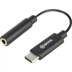   Boya BY-K4 / 3.5mm Female TRS to Male Type-C Adapter Cable (20cm) 