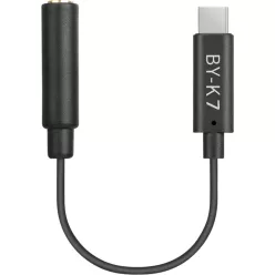   Boya BY-K7 / 3.5mm TRS Audio Adapter Cable for DJI Osmo Action 