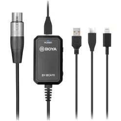 Boya BY-BCA70 / Professional XLR to Lightning Adapter Cable 