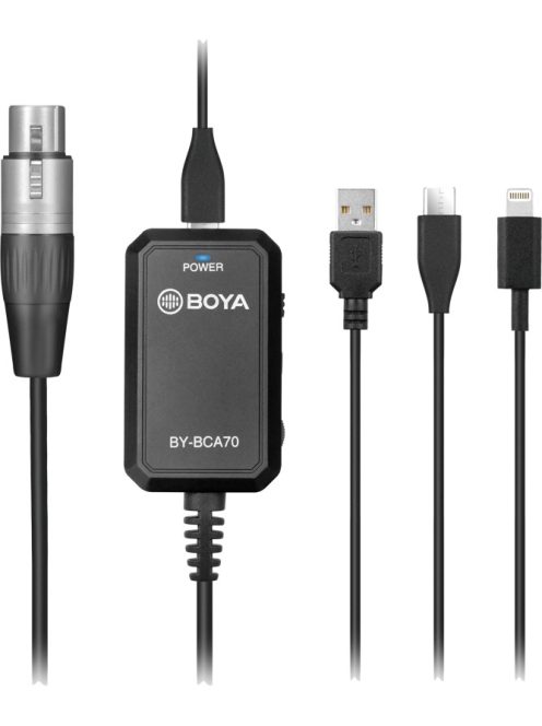 Boya BY-BCA70 / Professional XLR to Lightning Adapter Cable 