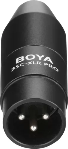 Boya 35C-XLR PRO / Mini Jack to XLR converter Pro 