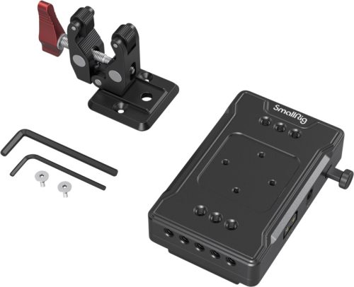 SmallRig Battery Adapter Plate V-Mount (Basic Version) with Super Clamp Mount (3497)