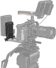 SmallRig 3498 Battery Adapter Plate V-Mount (Basic Version) with Dual Rod Clamp