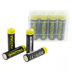 PATONA AA NiMh akkumulátor (2.450mAh) (4db + tok) (1189)