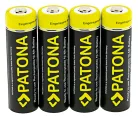 PATONA AA NiMh akkumulátor (2.450mAh) (4db + tok) (1189)