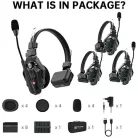 HOLLYLAND Solidcom C1-4S Full Duplex Wireless Intercom System (4x headsets) (1.9 GHz)