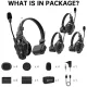 HOLLYLAND Solidcom C1-4S Full Duplex Wireless Intercom System (4x headsets) (1.9 GHz)