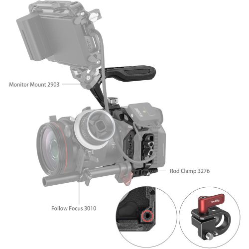 SmallRig 3891 “Black Mamba” Handheld Kit (for Canon EOS R5 C)
