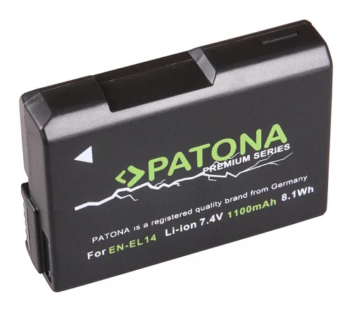 PATONA EN-EL14 PREMIUM akkumulátor (for Nikon) (1.100mAh) (1197)