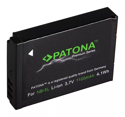 PATONA NB-5L PREMIUM akkumulátor (1.100mAh) (for Canon) (1208)