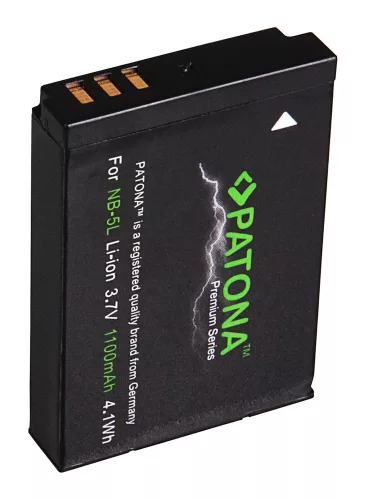 PATONA NB-5L PREMIUM akkumulátor (1.100mAh) (for Canon) (1208)