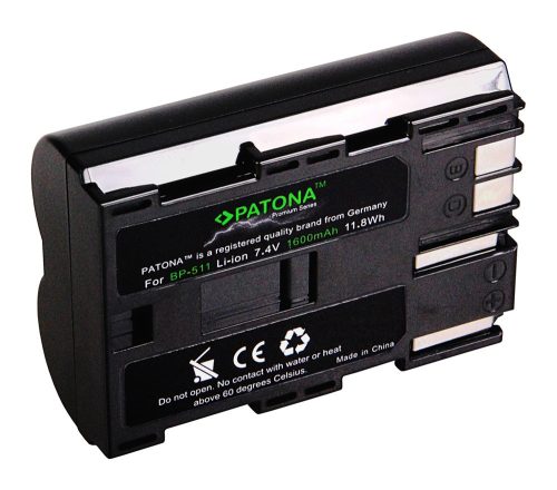 PATONA BP-511 PREMIUM akkumulátor (1.600mAh) (1210)