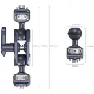 SmallRig 3874 Magic Arm with Dual Ball heads (1/4"-20 Screw and ARRI Locating Screw)