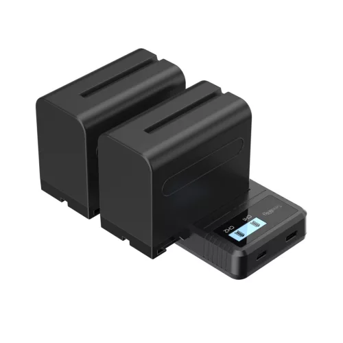 SmallRig 3823 Battery and Charger KIT (for Sony 2x NP-F970)