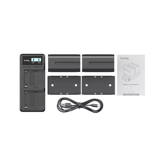 SmallRig 3823 Battery and Charger KIT (for Sony 2x NP-F970)