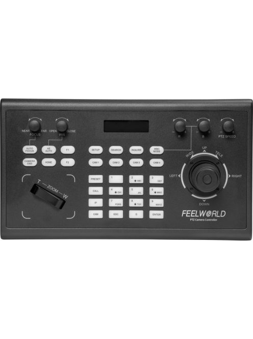 FeelWorld KBC10 PTZ Camera Controller with Joystick and Keyboard Control LCD Display PoE Supported 